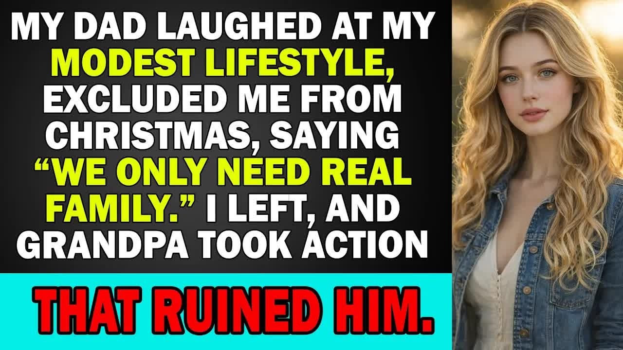 My Dad Laughed At My Modest Lifestyle, Excluded Me From Christmas