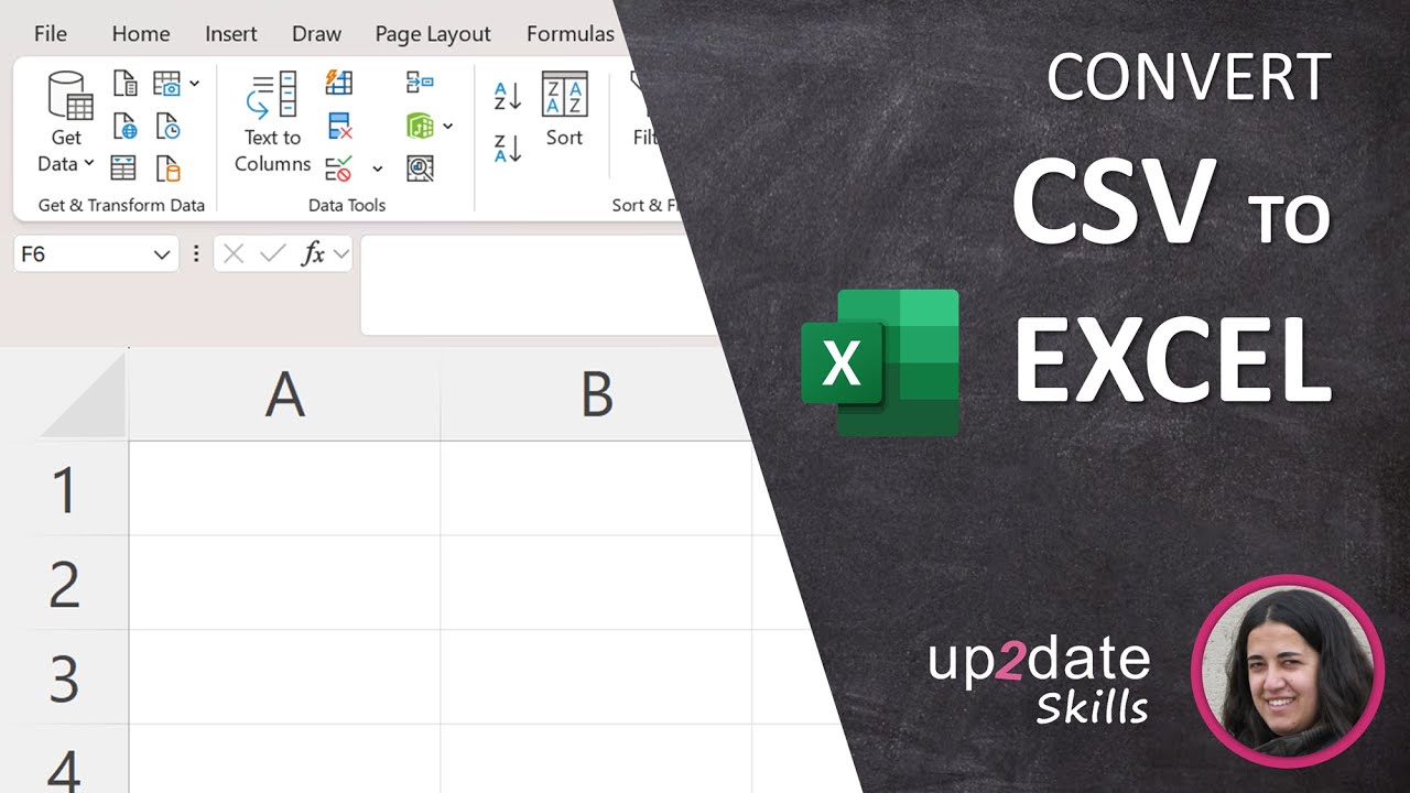 How to convert a CSV file to an XLSX file using Microsoft Excel
