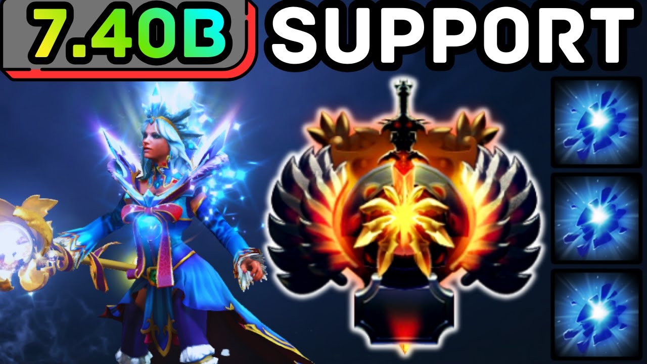 🔥 NEW PATCH 7.40b CRYSTAL MAIDEN HARD SUPPORT FREEZE, ROOT, CONTROL | DOTA 2 GAMEPLAY 🔥