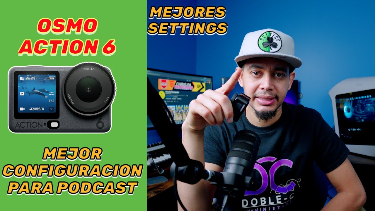 DJI Osmo Action 6: La MEJOR Configuración de Video para Podcasts Profesionales (Calidad Pro)