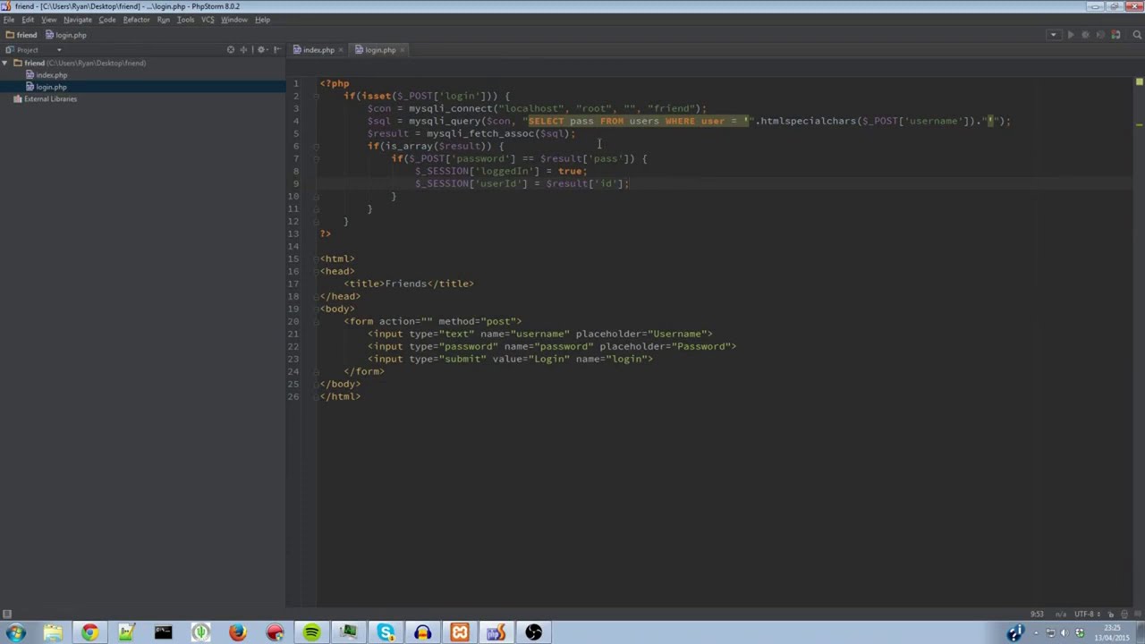 Friend Request System Tutorial   Part 1   PHP   User Request