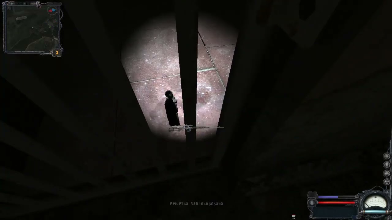 STALKER ЧН. Мало кто знает, что за закрытой решеткой, за мостом на Лиманск. Взлом двери в секретный