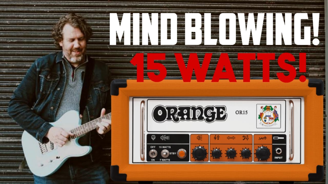 Orange 0R15 Amp Head - A Mini Rockerverb?