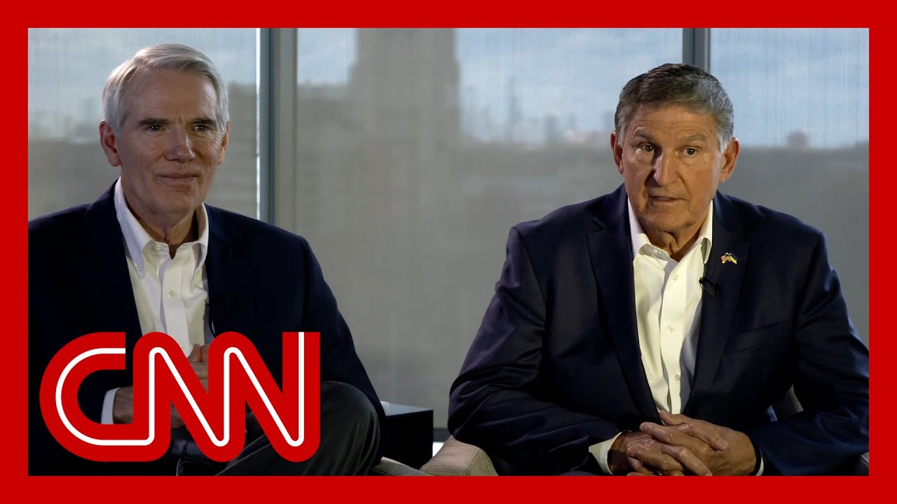 Joe Manchin and Rob Portman speak about the future of US politics