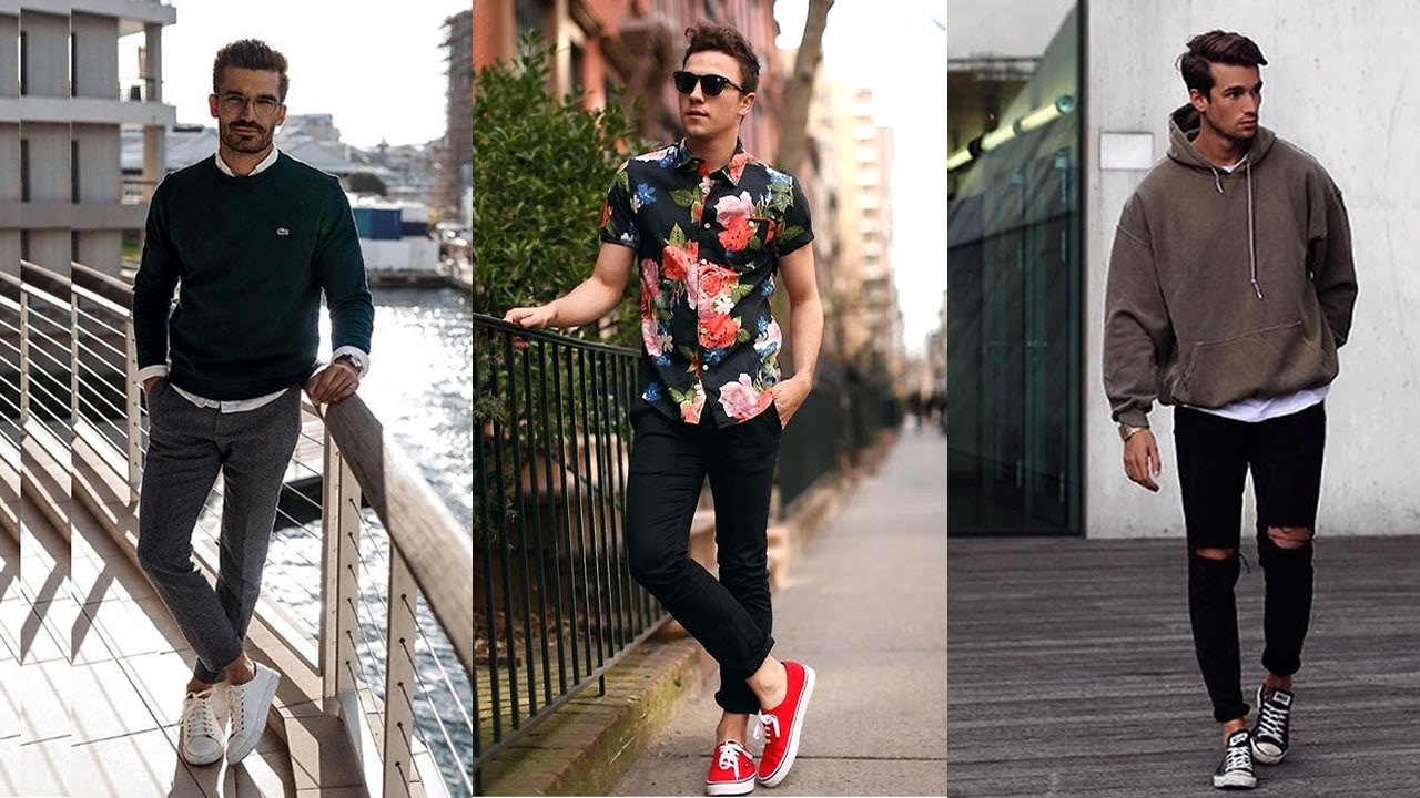 IDEAS DE OUTFITS CON TENIS FOR MEN