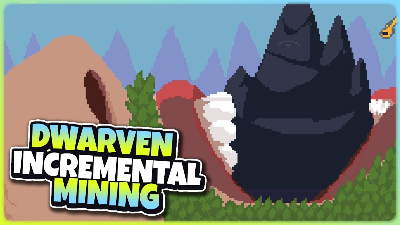 Bizarre Dwarven Mining Incremental Game! | Dwarf Eats Mountain