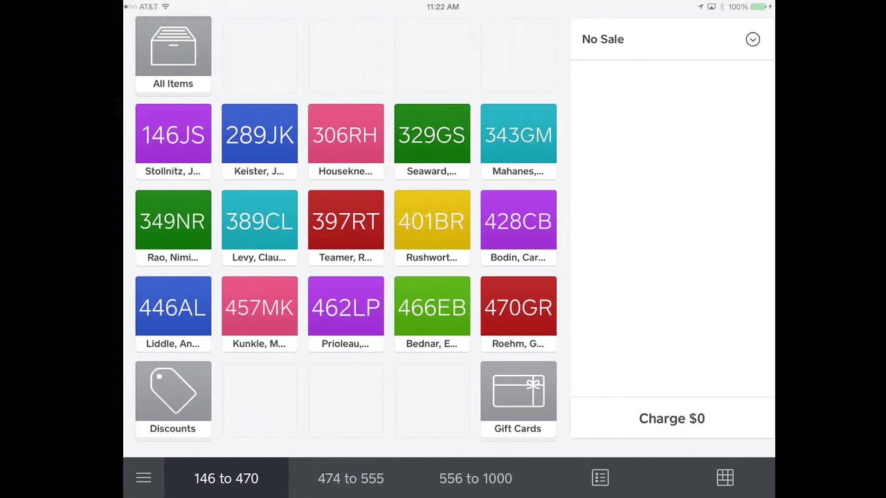 Training Video 1:  Square Register Basic Navigation