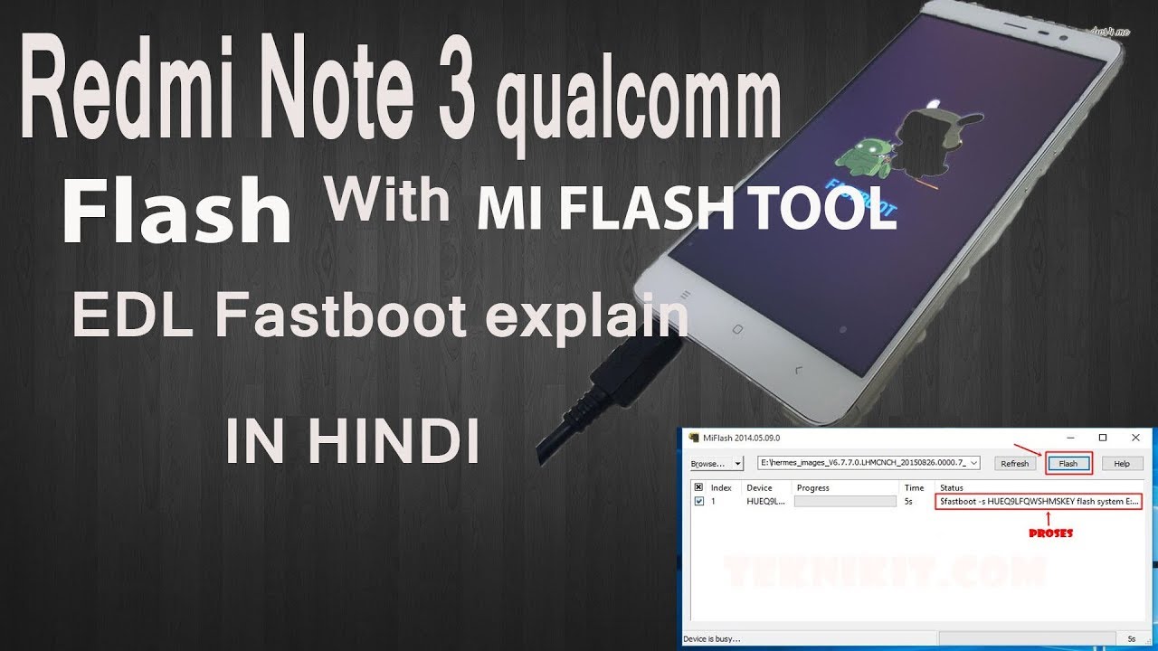 Redmi Note 3 Stock Rom Flash IN HINDI