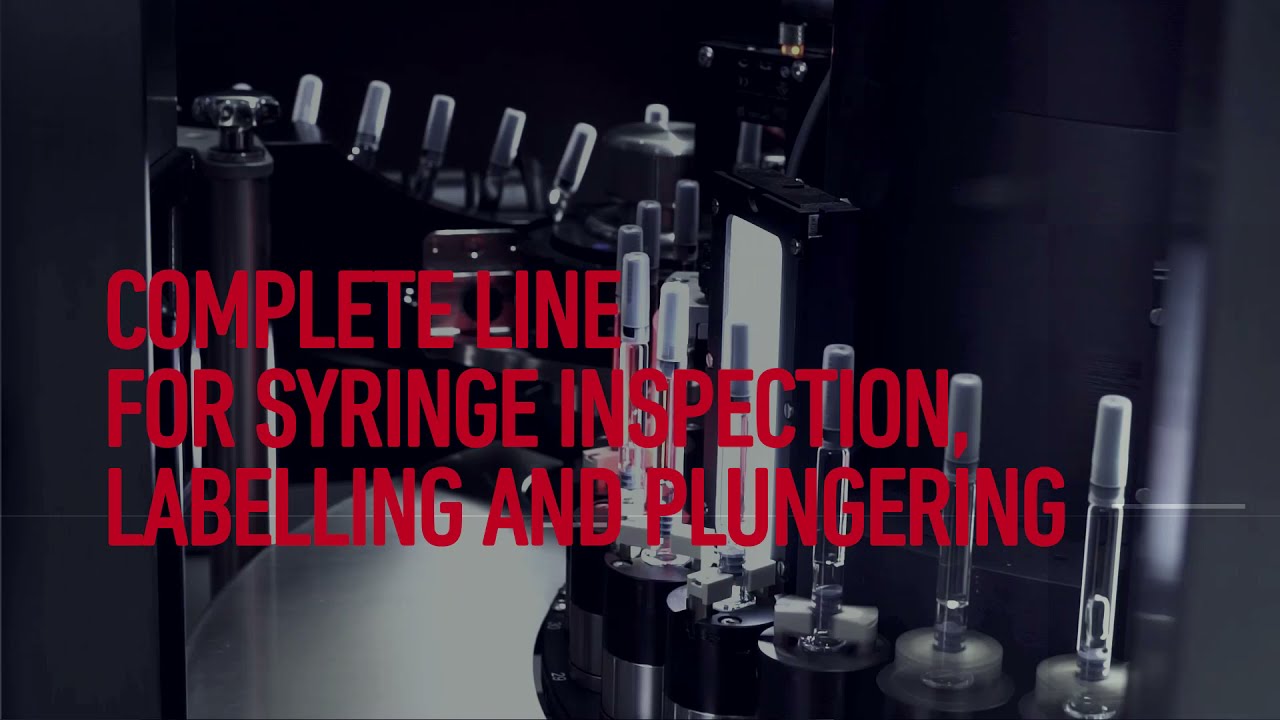 SA12J and COMBI 12 PL: Syringe Inspection, Labelling and Plungering - Teaser Machine