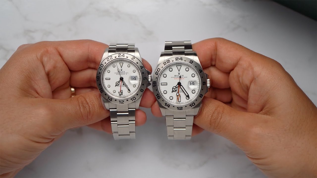 Полные противоположности: Rolex Explorer II 2021 года против Explorer II 2008 года (226 570 проти...