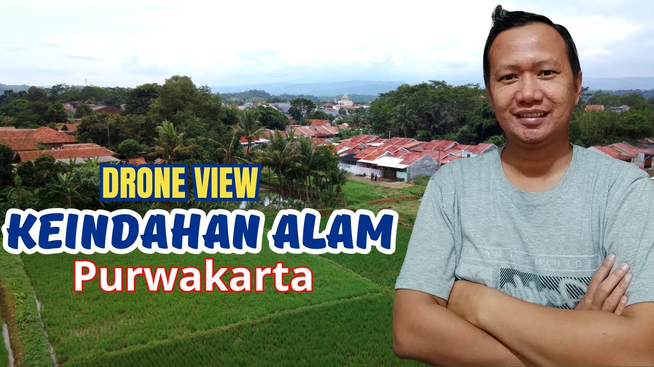 DRONE VIEW KOTA PURWAKARTA YANG ADEM DAN INDAH