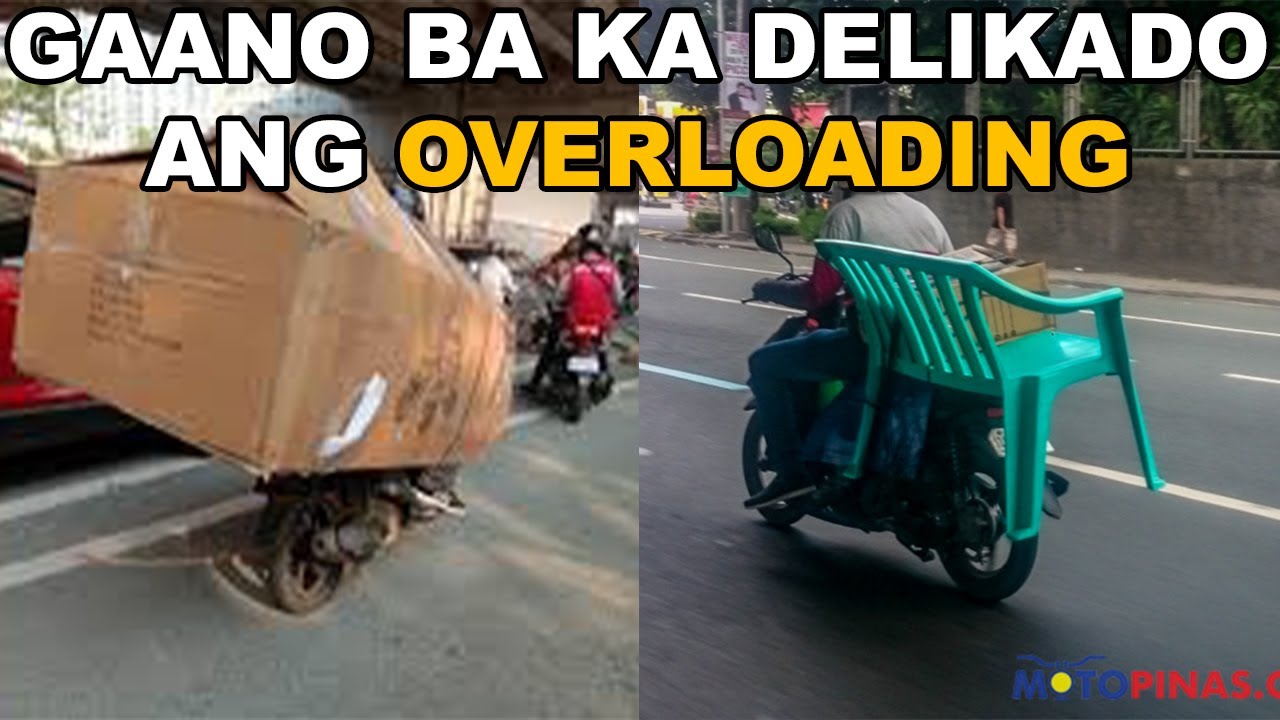 What&rsquo;s considered overloading? | OVERLOADING motorcycle courier | GAANO BA KADELIKADO ANG OVERLOAD