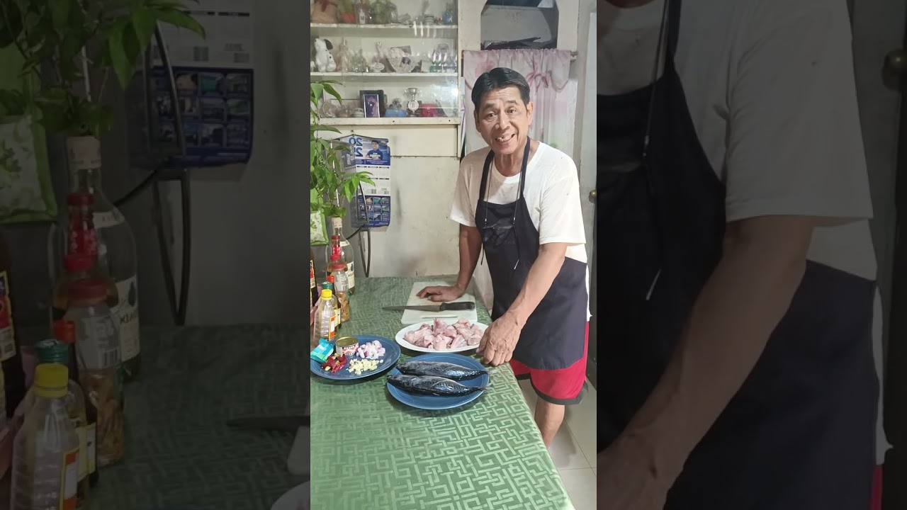live tutorial cooking,chicken calderita,& fried fish..