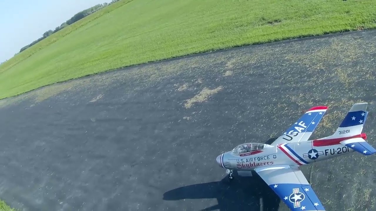 FMS F86 80mm With a Landing Stall