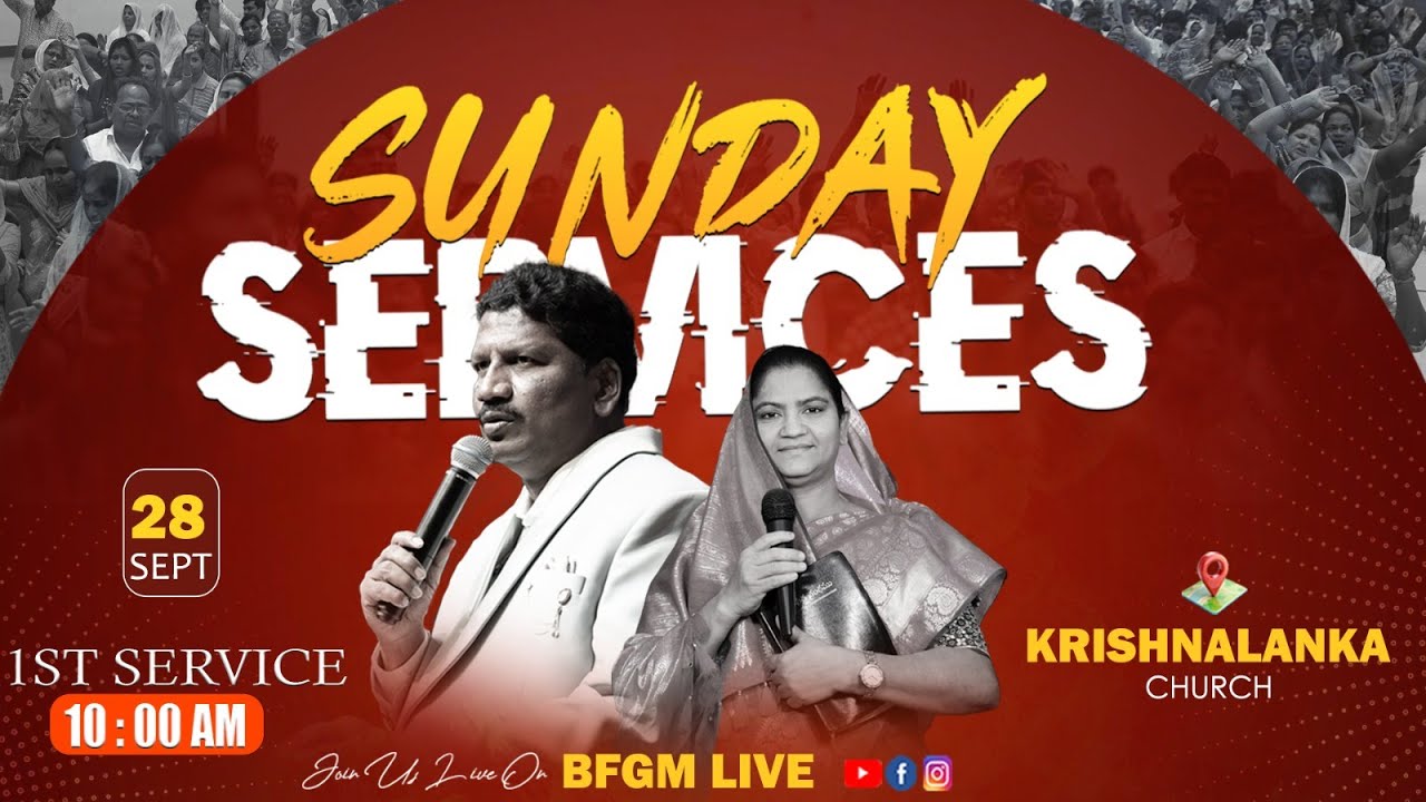 ⭕Sunday 1st Service  || 28 Sept 2025  || Pastor Katuri Moses || BFGM LIVE