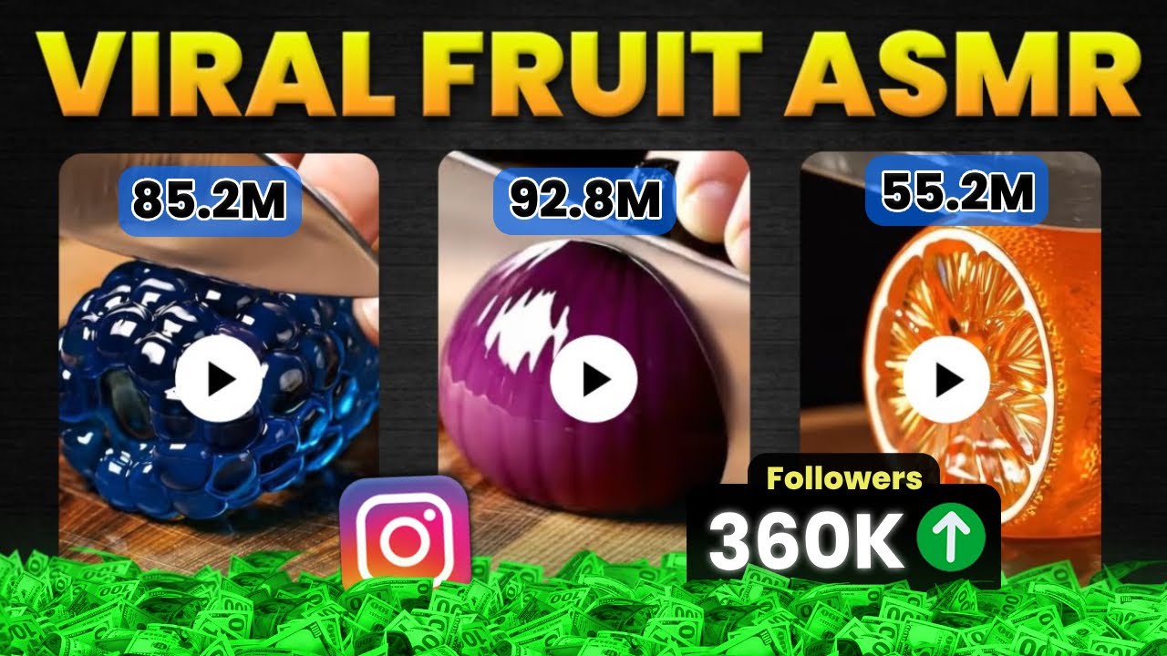 How To Make Viral🔥Glass Fruit cutting ASMR Videos Using Ai | Full Hindi Tutorial