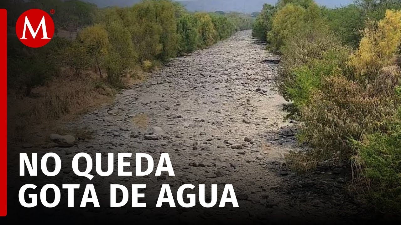 En Chiapas, se seca el río Pijijiapan y el agua comienza a escasear en los hogares