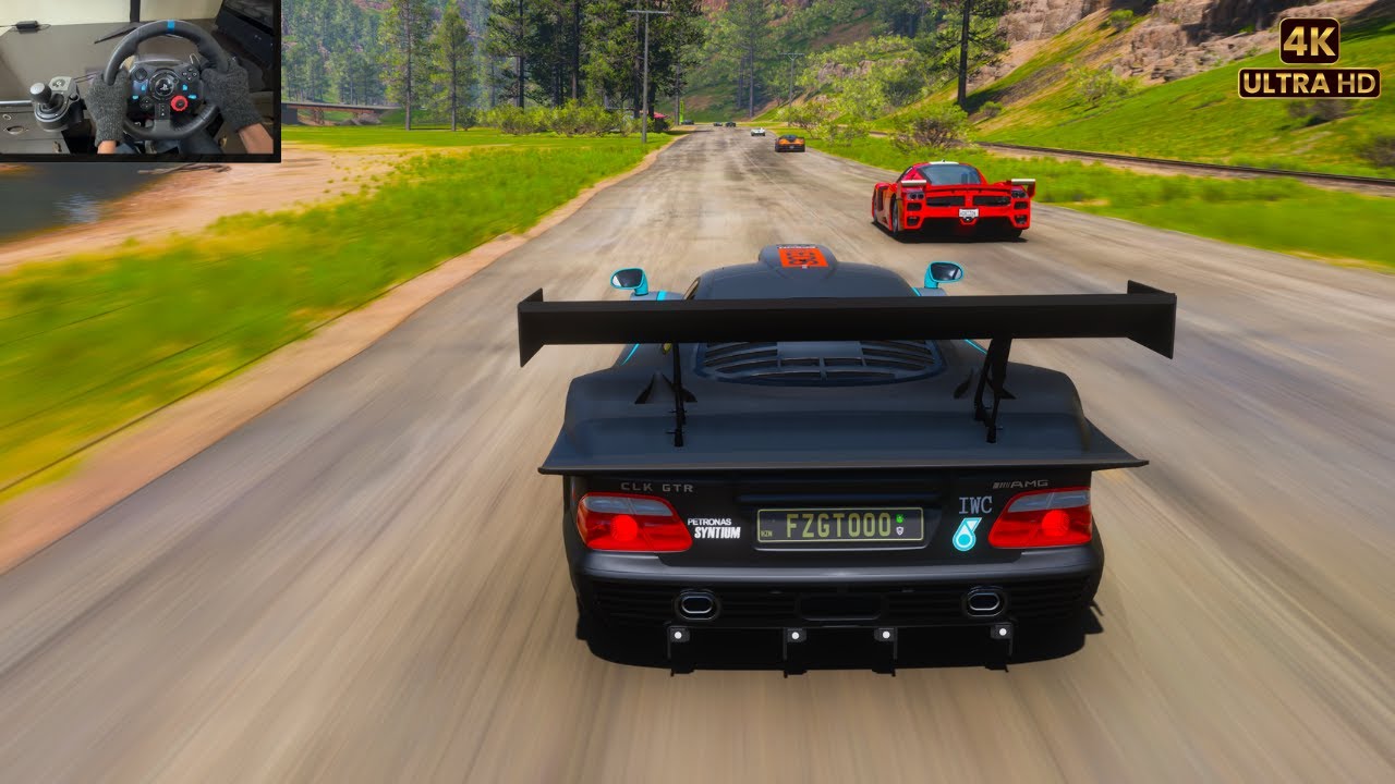 1299HP Mercedes-Benz AMG CLK GTR vs Track Cars | Forza Horizon 5 | G29 Steering Wheel Gameplay