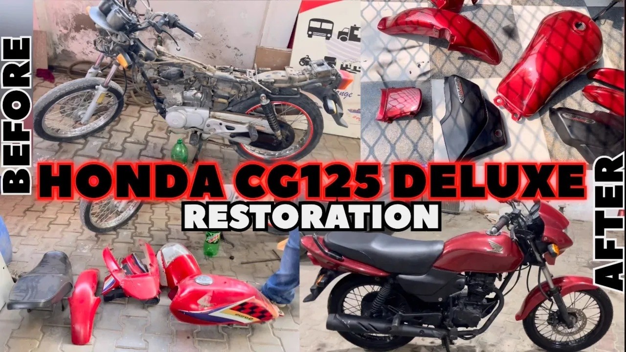 HONDA CG125 DELUXE 2010 RESTORATION PROJECT | HONDA 125cc MOTORCYCLE RESTORATION | HONDA 125cc BIKE