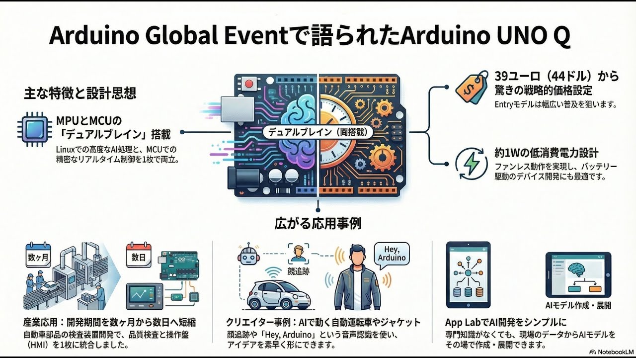 Arduino Global Eventで語られたArduino UNO Q