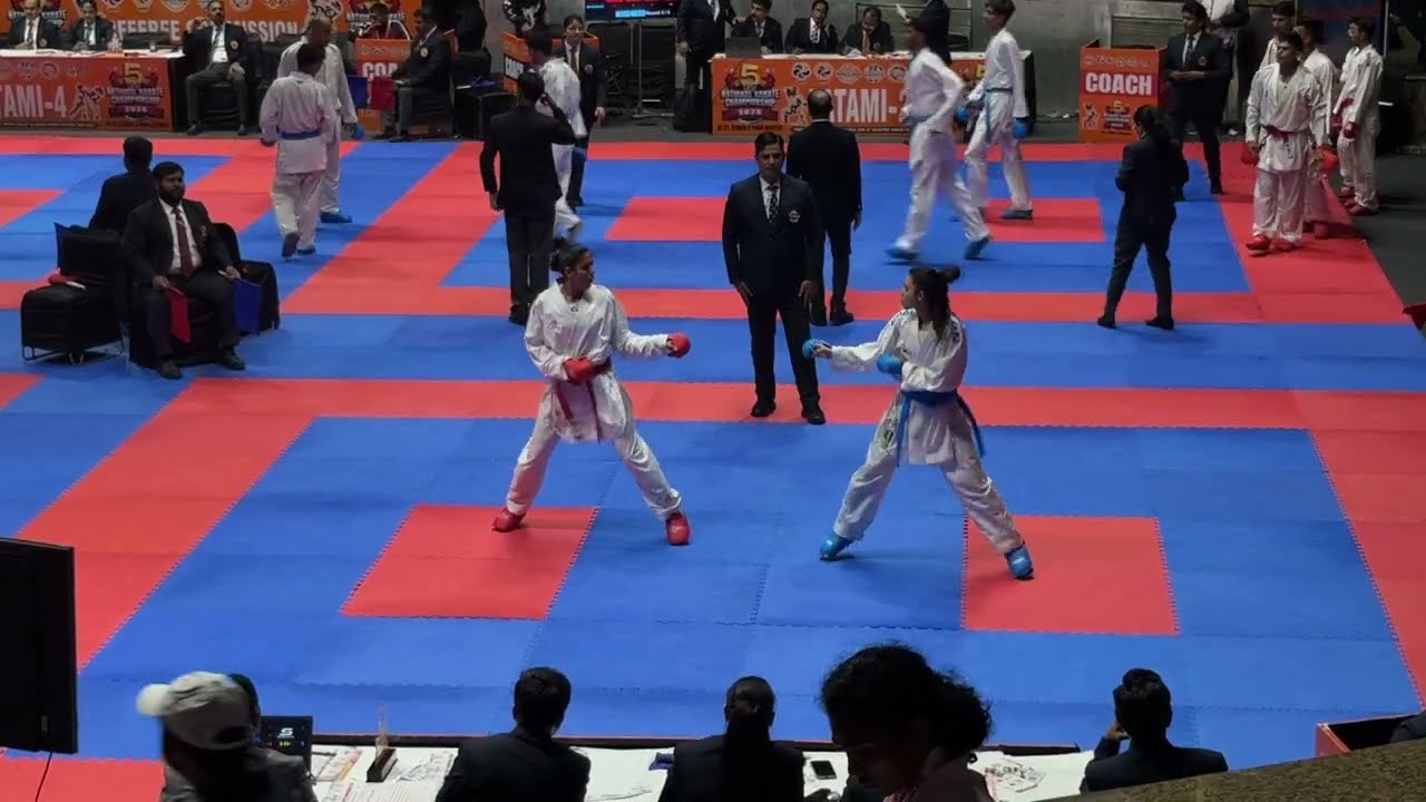 Alisha choudhary(Haryana ): 5th KIO National karate championship 2026 : Team kumite final 