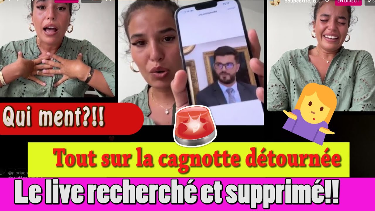 CAGNOTTE DÉTOURNÉE ET POUPETTE KENZA: SON LIVE AVEC L'ASSO BELNIYA AVEC LES PREUVES ET VÉRITÉ