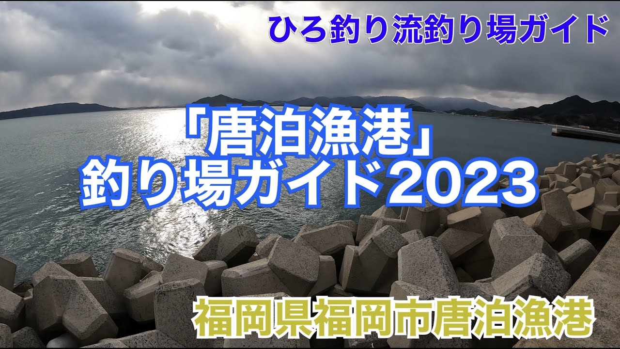 【釣り場ガイド】　「唐泊漁港」釣り場ガイド2023 福岡県福岡市唐泊漁港