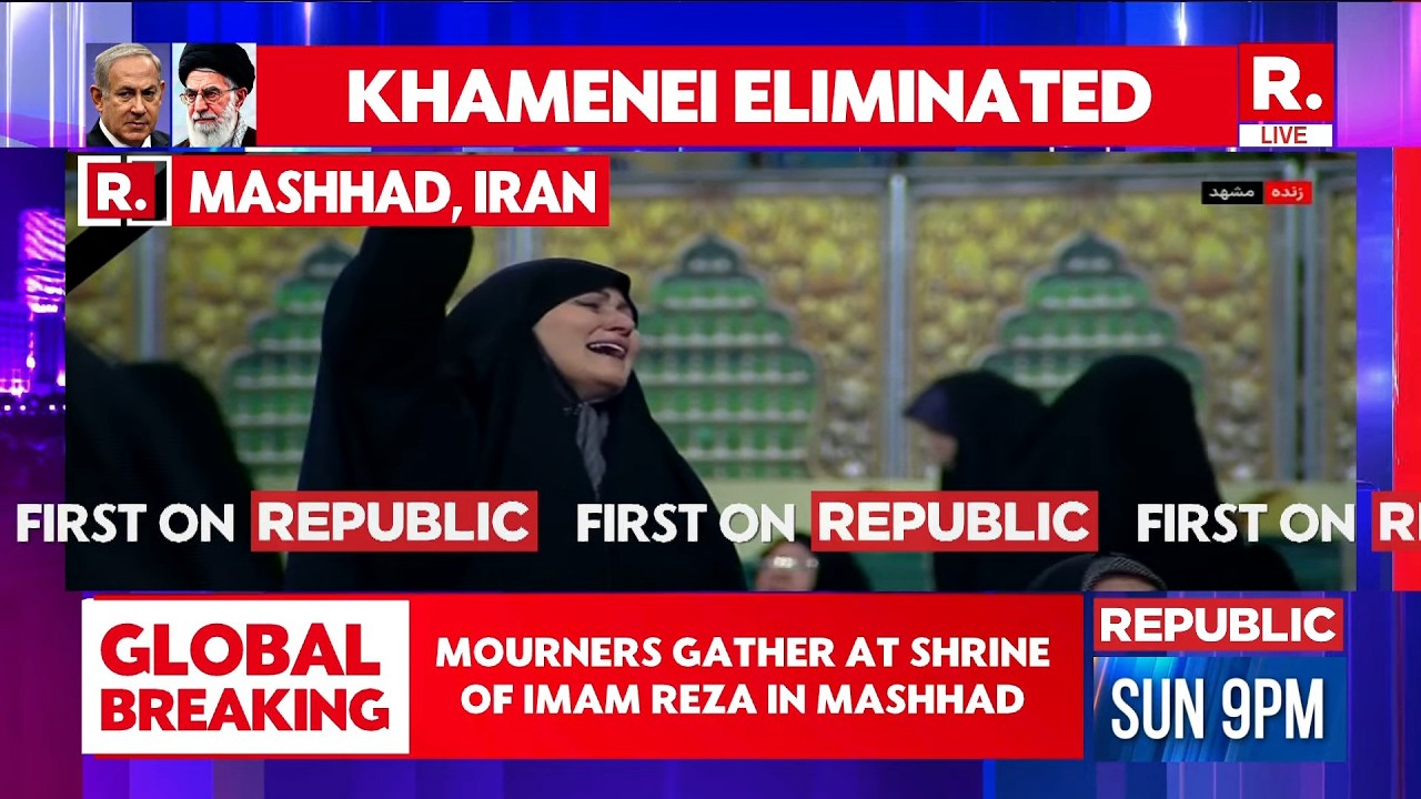 BREAKING: Massive Mourning at Imam Reza Shrine After Reports on Ayatollah Khamenei | Mashhad LIVE