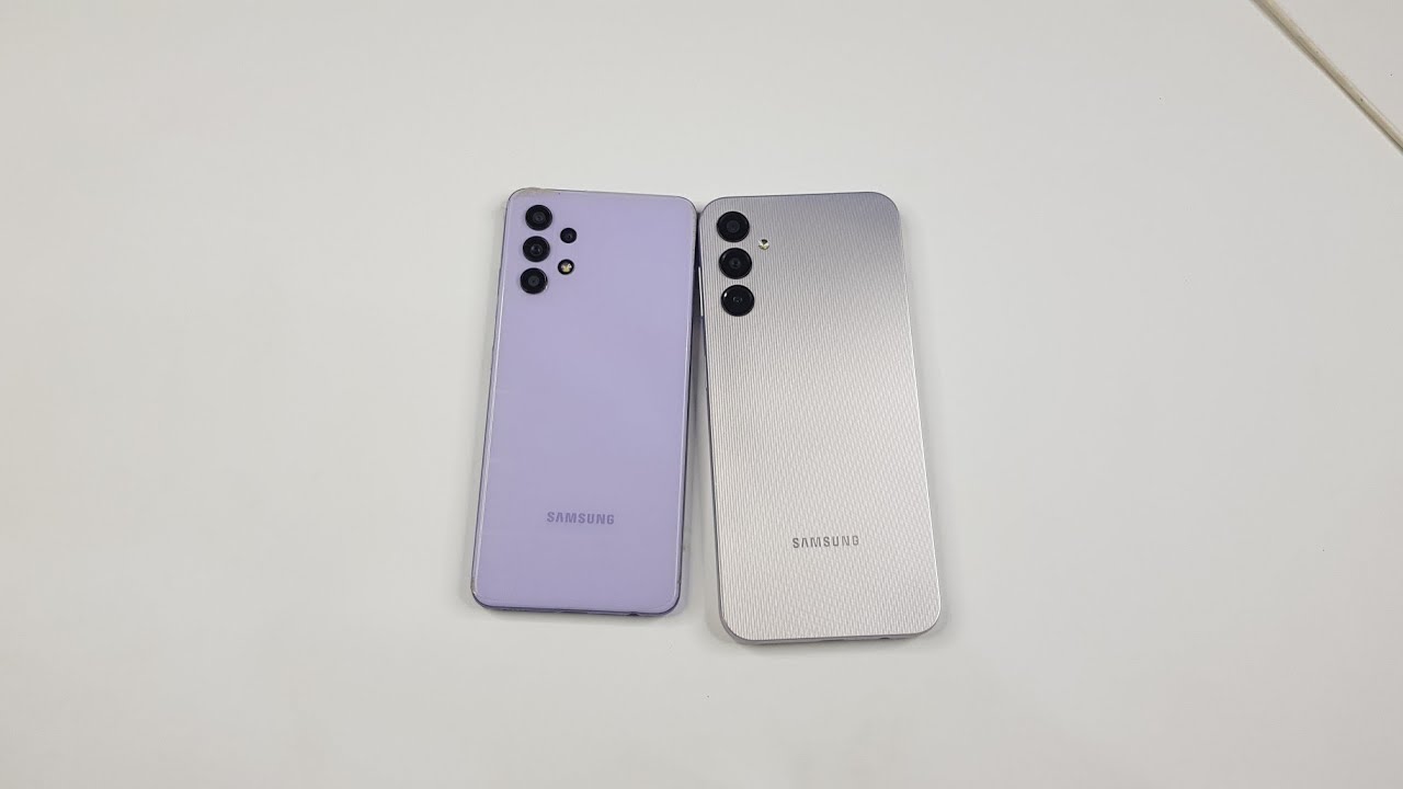 Samsung A14 vs Samsung A32 Comparison and Speed Test in 2025 #unboxing #samsung #iphone17air#khansir