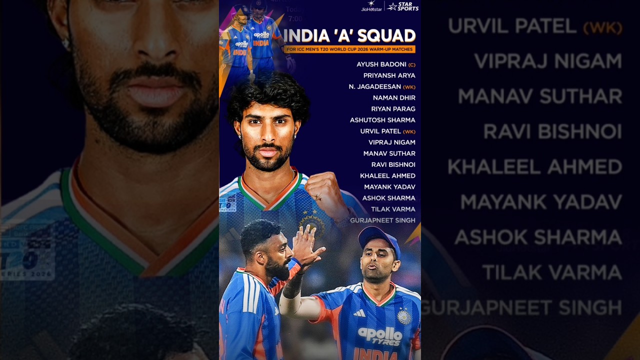 Indian squat of t20 world cup 2026 💀💀🇮🇳🇮🇳✅ 