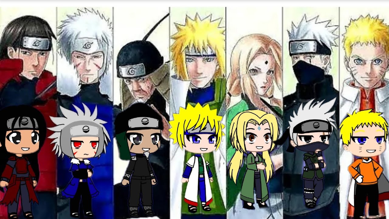 Hokages reagindo a qual é o hokage mais forte (especial de 3k)
