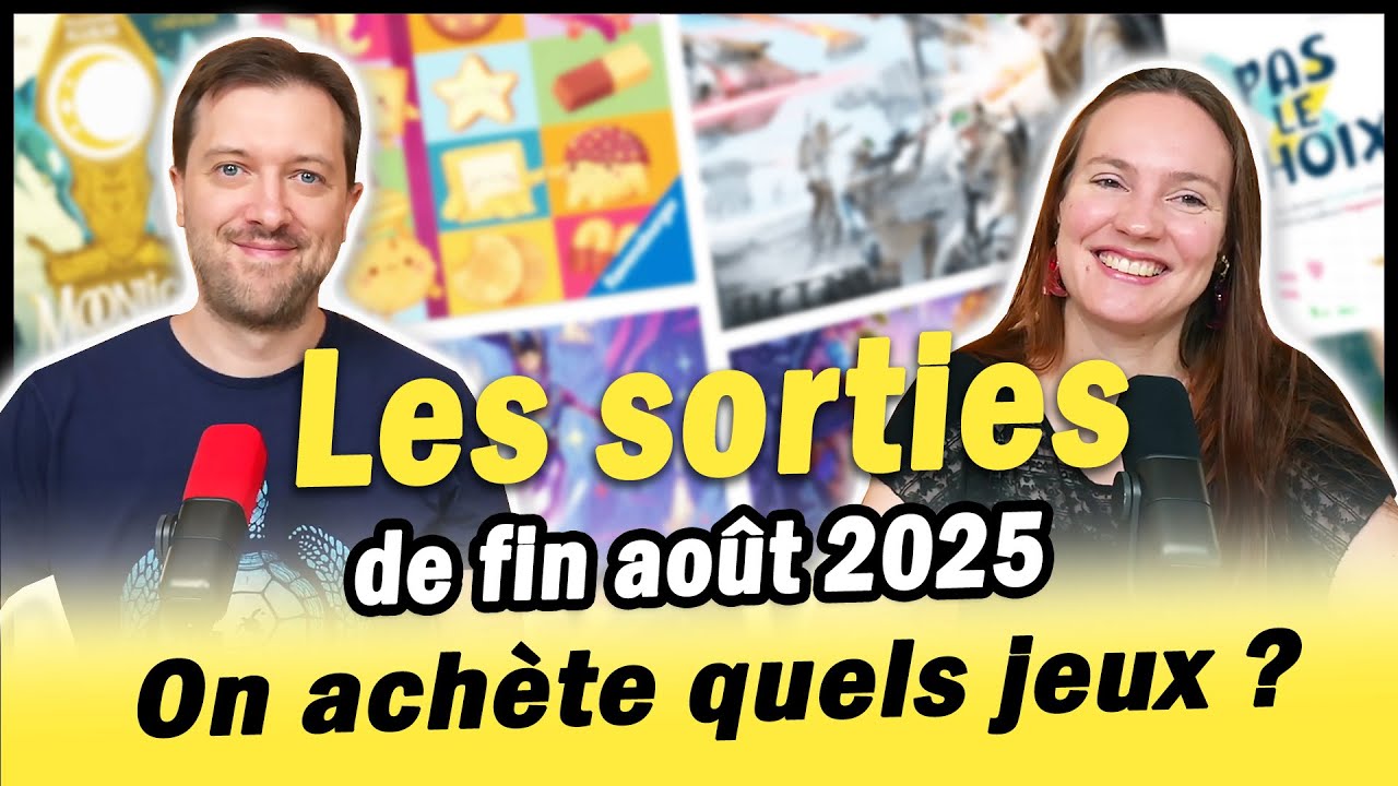 Les sorties jeux de société de fin août 2025
