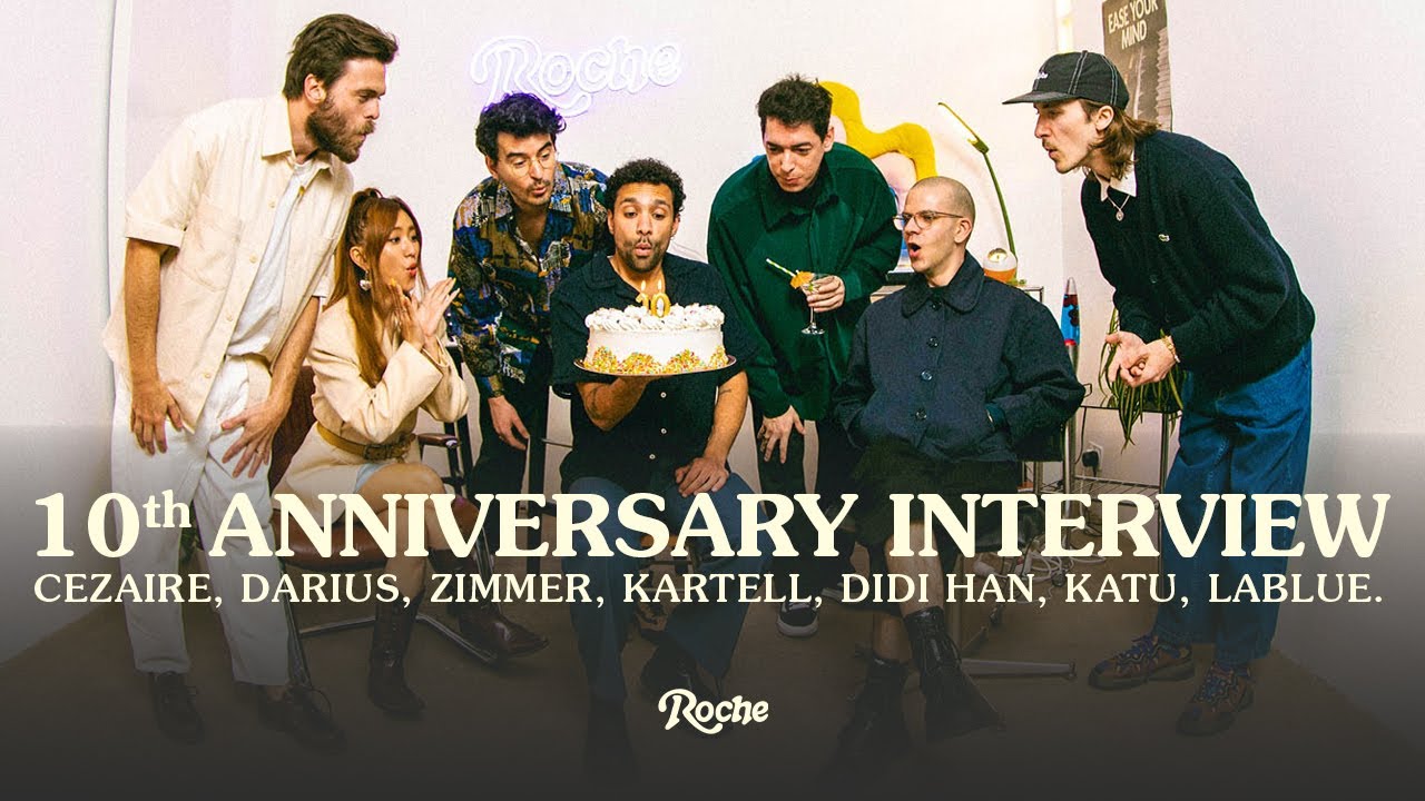 Roche Musique 10th Anniversary Interview :  Cezaire, Darius,  Kartell, Zimmer & more