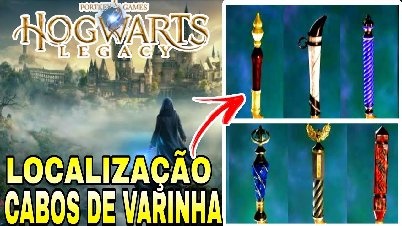 Hogwarts Legacy Todos os Cabos de Varinhas