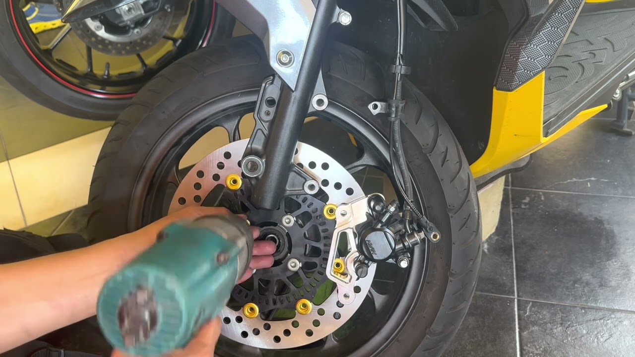 Honda Vario 160 Install ABS Front Disc 267mm