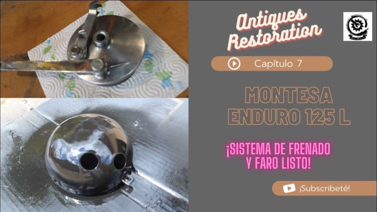 Capítulo 7. ✅Sistema FRENADO + FARO. Proyecto Montesa Enduro 125 L