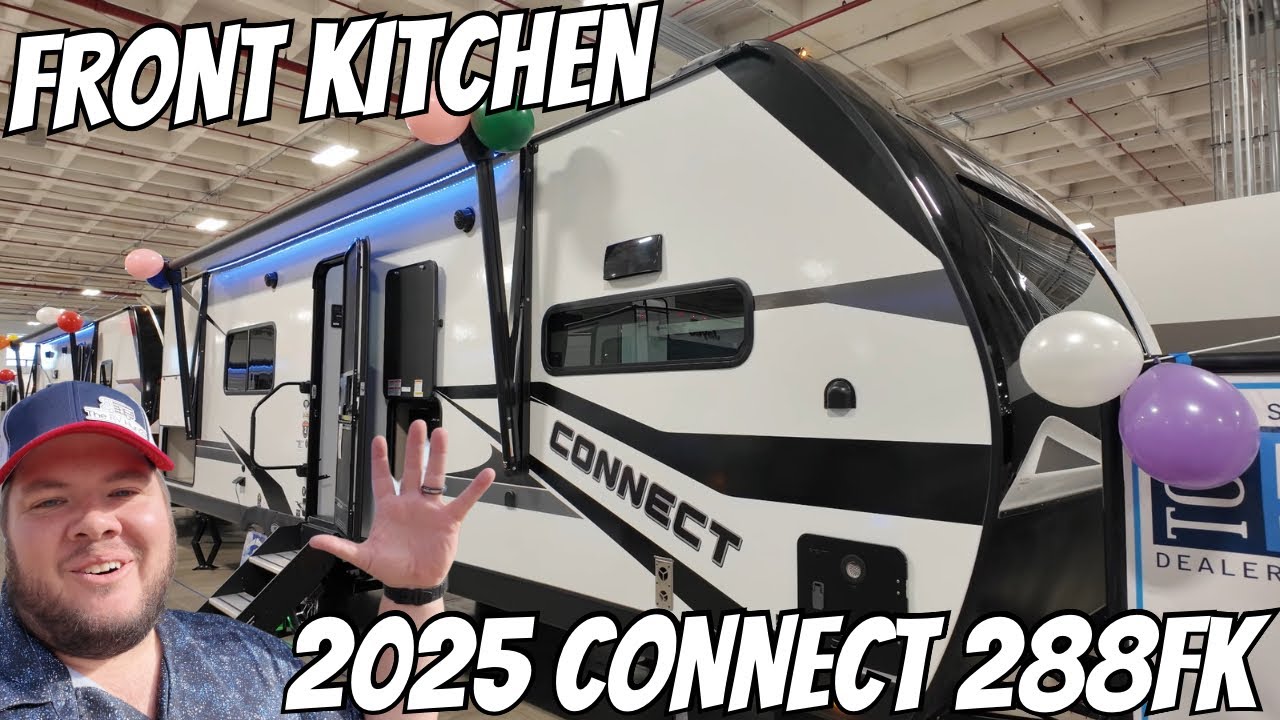 2025 Connect 282FKK | Front Kitchen GREAT Bedroom / Bathroom Combo!