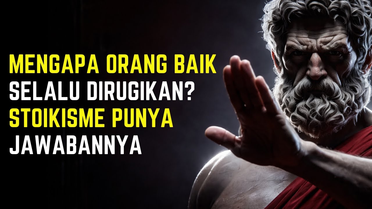 Berhenti Menjadi Terlalu Baik dan Mulailah Menjadi Cerdas | Stoikisme