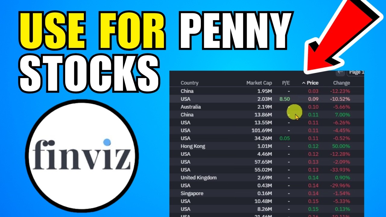 How To Use Finviz For Penny Stocks (2026) (Quick And Easy Guide)