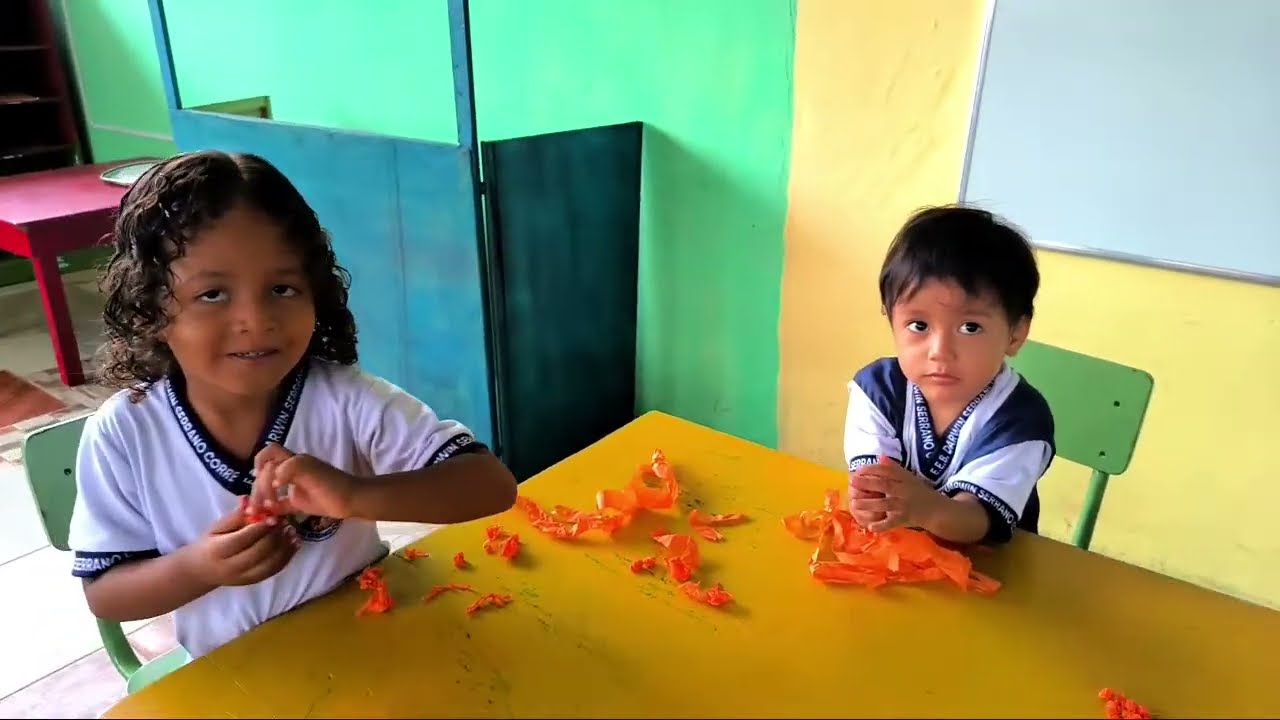 Bolitas de papel arrugado