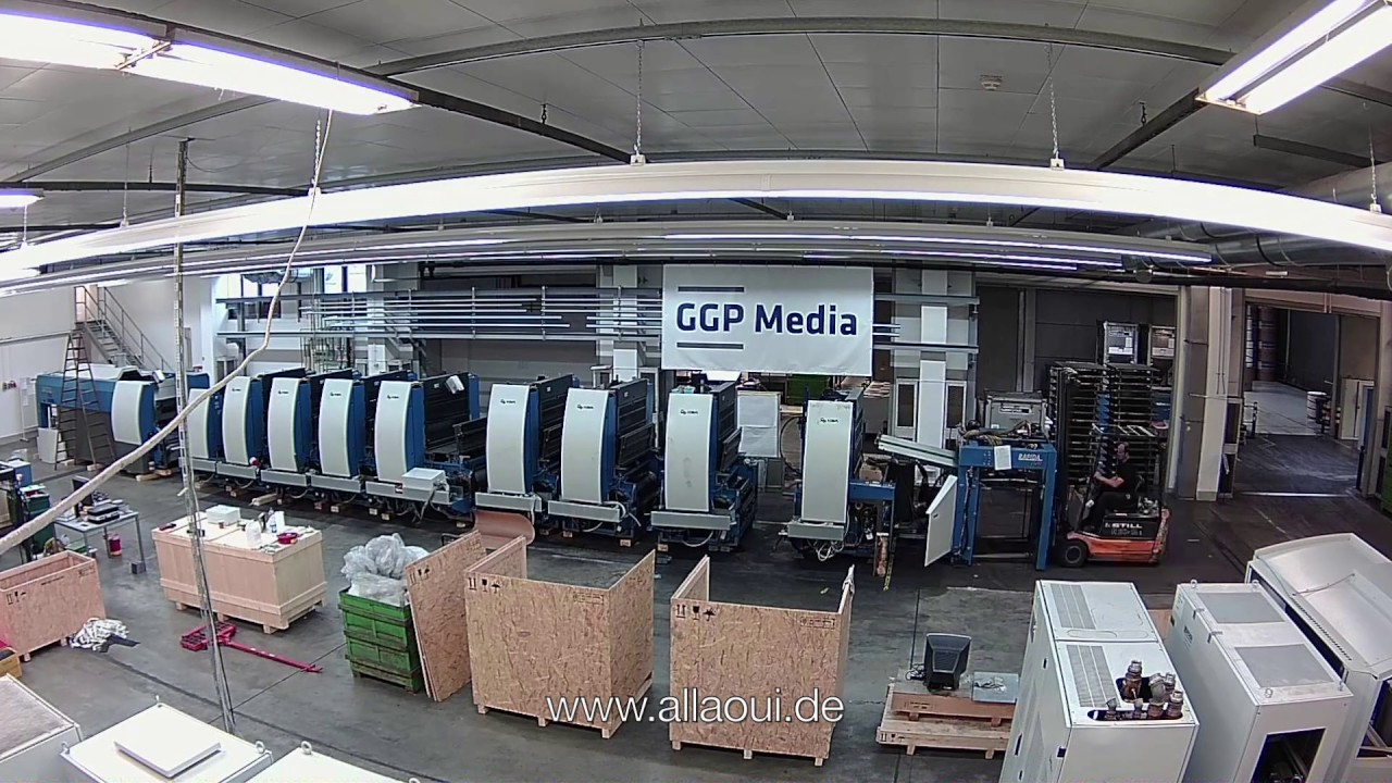 Installation of a KBA Rapida 106-8+L | Allaoui Graphic Machinery