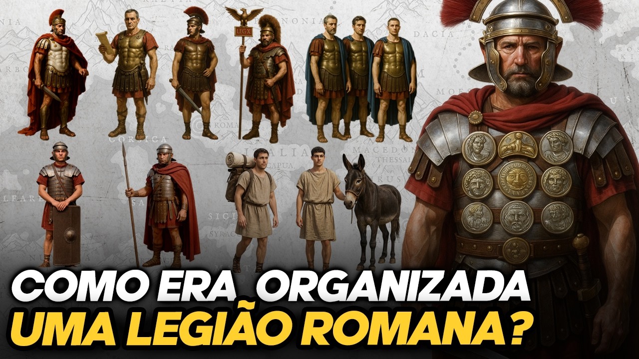 Como era Organizada uma Legião Romana?