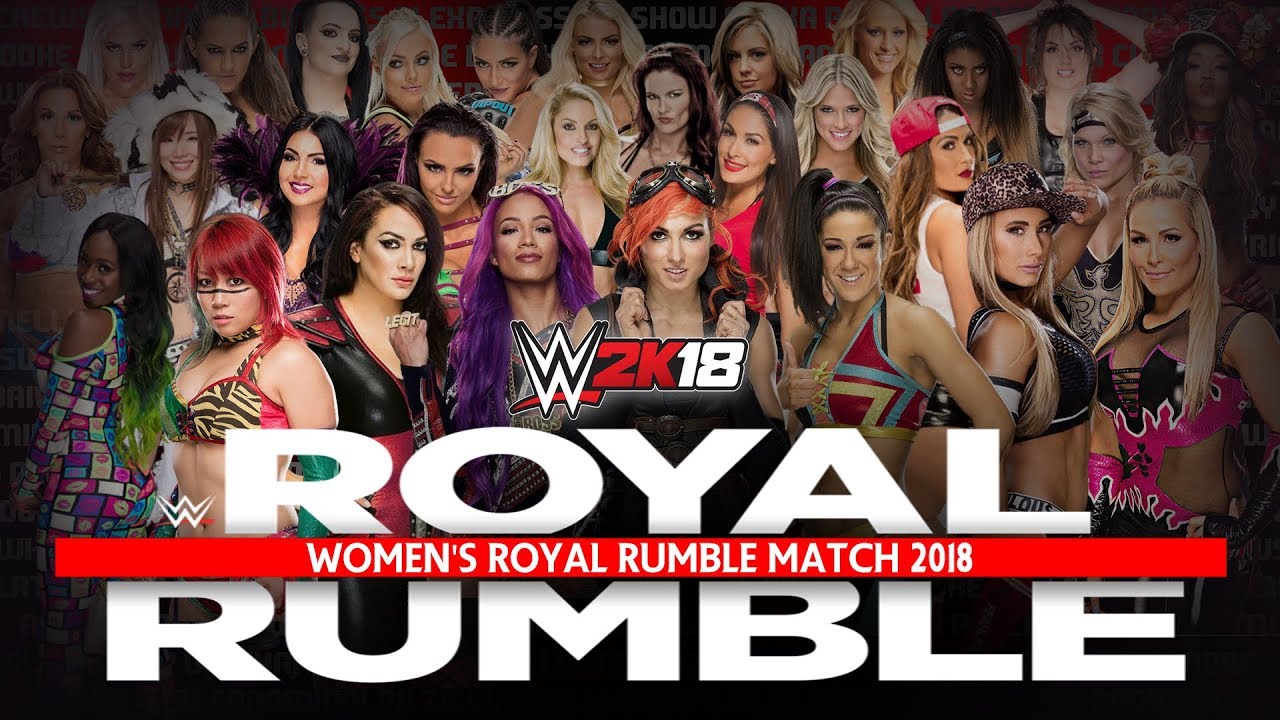 WWE 2K18 - WWE Royal Rumble 2018 | First-ever Women’s Royal Rumble Match