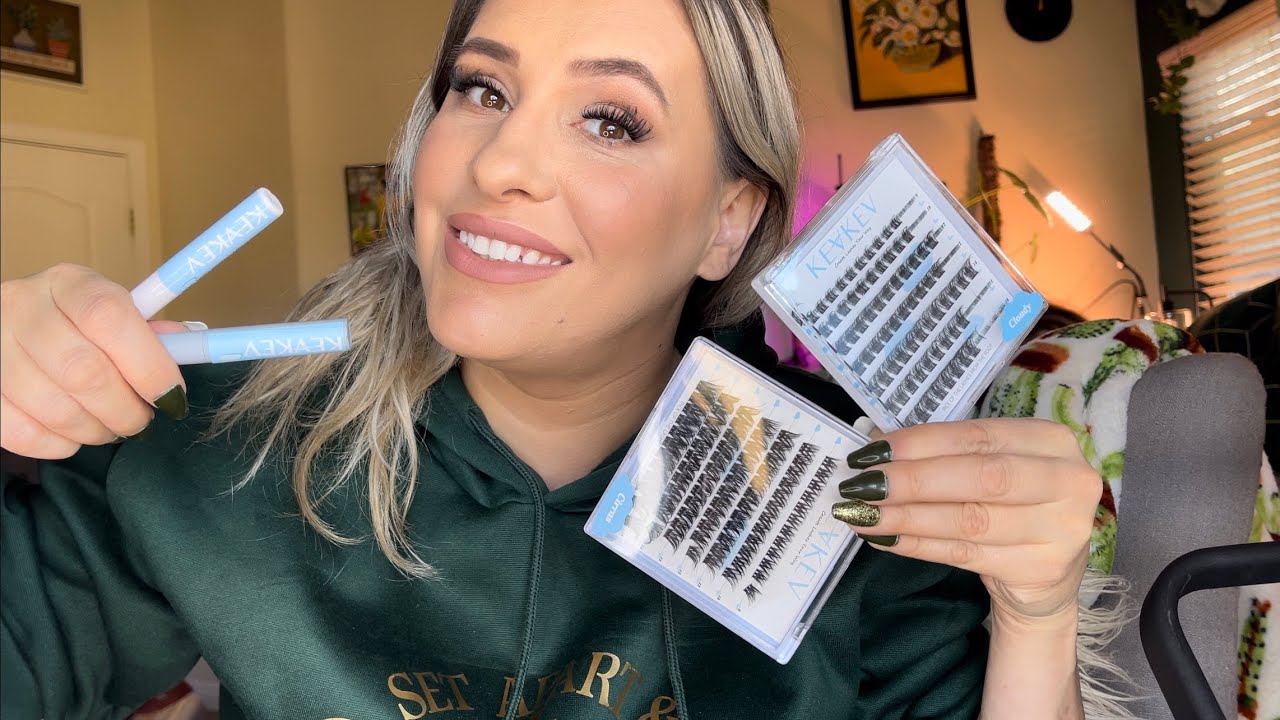 KevKev DIY Lash Clusters in Cloudy and Cirrus and Glue/Glue Remover Review