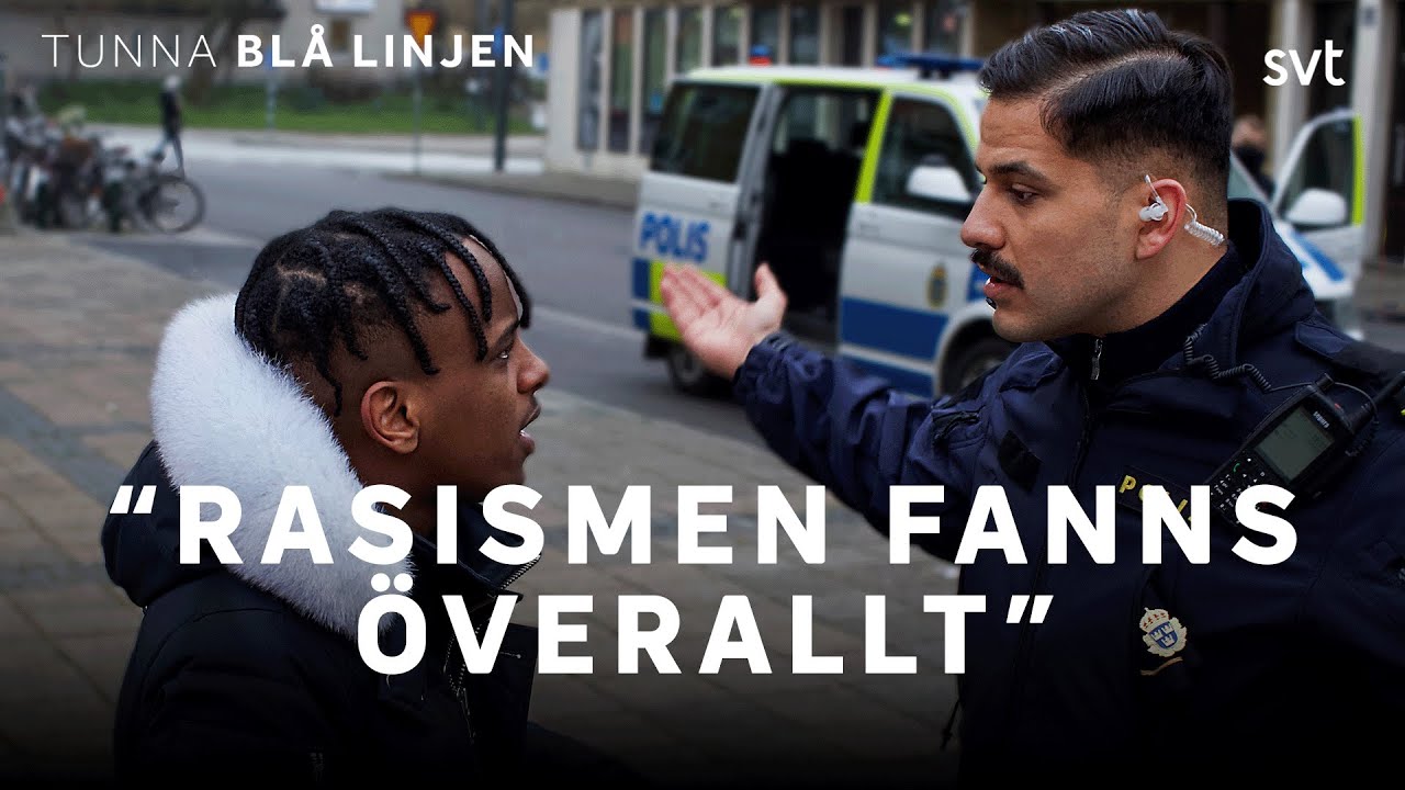 Tunna blå linjen-Khalid om rasismen under uppväxten | SVT
