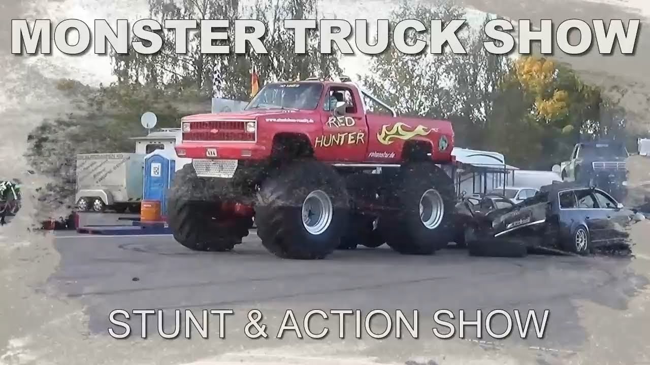 Stunt & Action Show Roselly. Monster Truck Show.Трюки на машинах. #1