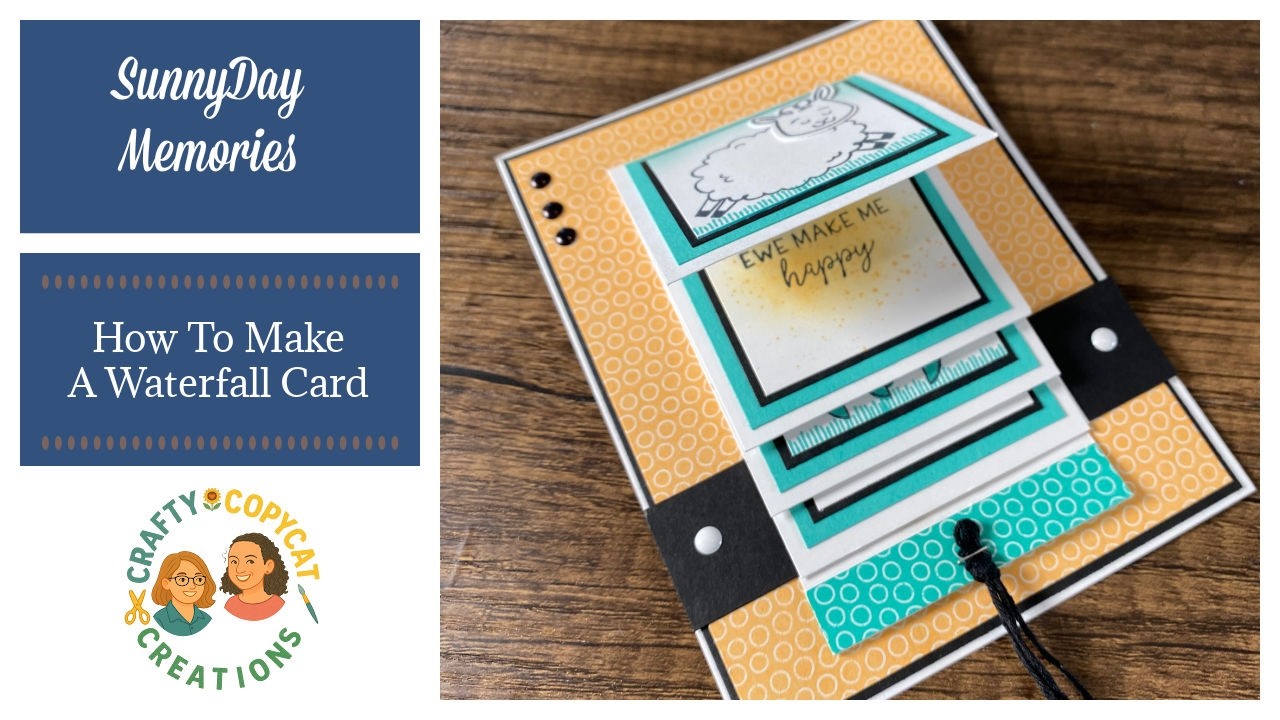 🐑 Ewe Need This! Easy Waterfall Card Tutorial + Inking Pro-Tips! ✨