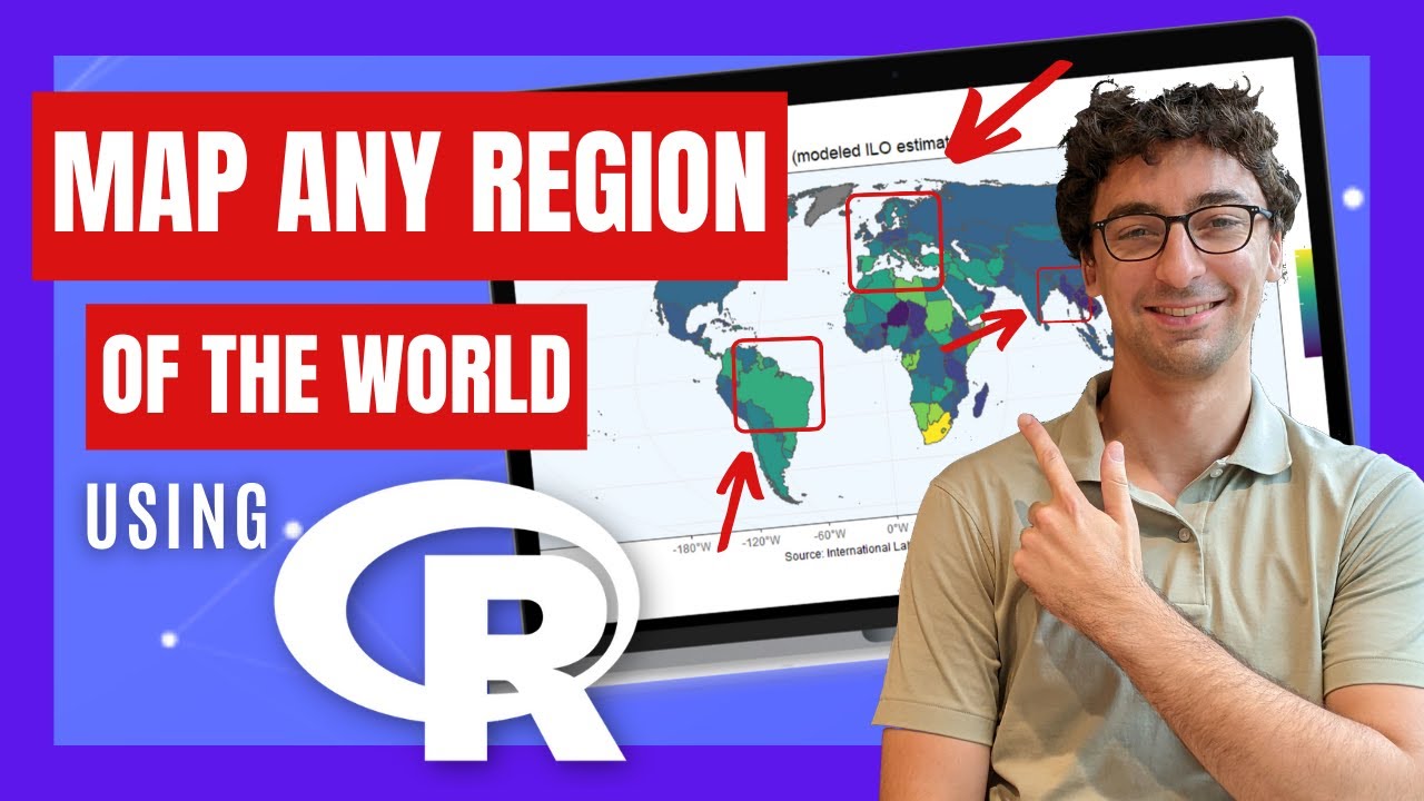 Using R to Map Europe, Asia, Africa, America, etc.