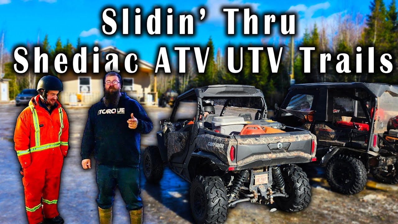 506SXS & ATV - Sliding thru the ICE COVERED ATV Trails to Shediac Winter UTV Adventure