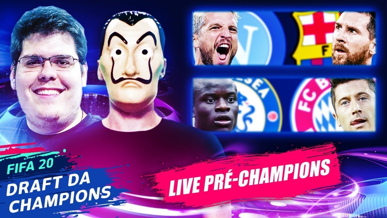 BARCELONA, NAPOLI, CHELSEA E BAYERN NO DRAFT PRÉ-CHAMPIONS - FIFA 20